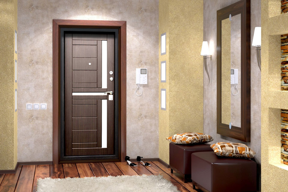 Входные двери в квартиру мир дверей. Входная дверь. Входные двери в интерьере. Металлические двери в интерьере. Двери входные металлические для квартиры.